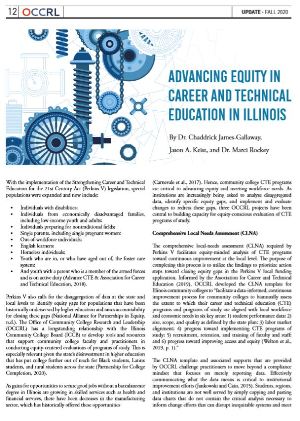 Advancing Equity in Career and Technical Education in Illinois